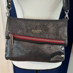 Hammitt Pewter Snake VIP Medium Crossbody Purse